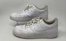 Load image into Gallery viewer, Nike Mens Air Force 1 07 CW2288-111 White Leather Lace-Up Sneaker Shoes Sz 11.5