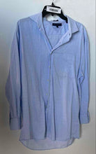 Load image into Gallery viewer, Tommy Hilfiger Mens Light Blue Long Sleeve Collared Dress Shirt Size 16.5 32-33