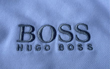 Load image into Gallery viewer, Hugo Boss Mens White Short Sleeve Collared Regular Fit Polo Shirt Size L