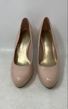 Load image into Gallery viewer, Christian Siriano Womens Pink Leather Slip-On Stiletto Pump Heels Size 7