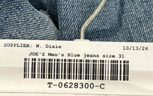 Load image into Gallery viewer, Joe's Jeans Mens Blue Medium Wash Distressed Denim Straight Jeans Size 31