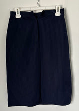 Load image into Gallery viewer, A Byer Womens Blue Long Sleeve Pockets 2-Piece Blazer And Skirt Suit Size 9