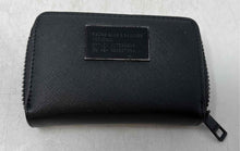 Load image into Gallery viewer, Prune Womens Penny Black Saffiano Leather Multiple Card Slots Zip-Around Wallet
