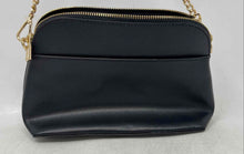 Load image into Gallery viewer, Michael Kors Womens Black Leather Chain Strap Large Dome Crossbody Bag