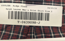Load image into Gallery viewer, Ralph Lauren Jeans Co. Mens Red Plaid Print Cotton Button-Up Shirt Size Small
