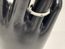 Load image into Gallery viewer, Women's White/Silver Tone Ring Size 7.25 With White Gems.