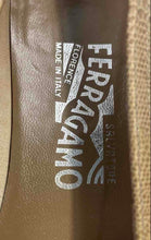 Load image into Gallery viewer, Authentic Salvatore Ferragamo Womens Beige Ballet Flats Size 8 Stained Damaged