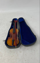 Load image into Gallery viewer, Brown Black Solid Musical Instrument Wooden Miniature Violin With Hard Case