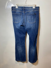Load image into Gallery viewer, White House Black Market Womens Blue Denim Mid Rise Slim Fit Bootcut Jeans Sz 12
