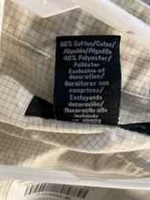 Load image into Gallery viewer, Calvin Klein Mens Beige Check Print Long Sleeve Collared Button-Up Shirt Size M