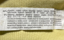 Load image into Gallery viewer, Zara Womens Yellow Knitted Ruffle Sleeve Crew Neck Blouse Top Size Small