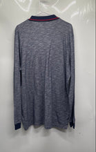 Load image into Gallery viewer, US Polo Assn. Mens Blue Red Cotton Long Sleeve Collared Polo Shirt Sz L With Tag