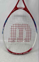 Load image into Gallery viewer, Wilson Red White Logo Sporting Equipment Round Shape Tennis Racquet