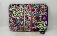 Load image into Gallery viewer, Vera Bradley Womens Multicolor Floral Print Zipper Laptop Handbag