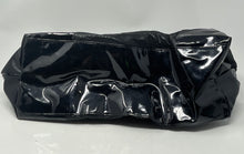 Load image into Gallery viewer, Jimmy Choo Parfums Womens Black Snakeskin Double Handle Tote Handbag Damaged