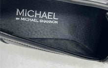 Load image into Gallery viewer, Michael By Michael Shannon Womens Black Patent Leather Slip-On Loafer Shoes Sz 6