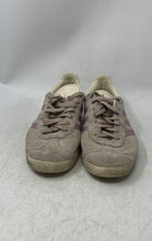 Load image into Gallery viewer, Adidas Womens Gazelle IE3899 Gray Purple Lace-Up Sneaker Shoes Size 6 1/2