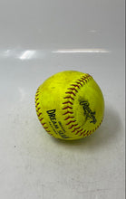 Load image into Gallery viewer, Rawlings C12RYLAH Yellow Official Dream Seam Fastpitch Softball Ball