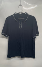 Load image into Gallery viewer, Banana Republic Mens Blue Short Sleeve Button Front Collared Polo Shirt Size L