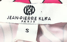 Load image into Gallery viewer, Jean-Pierre Klifa Womens Pink Geometric Print Long Sleeve Shift Dress Sz S w/Tag