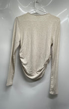 Load image into Gallery viewer, Banana Republic Womens Beige Long Sleeve Soft Luxe Blouse Top Size Medium