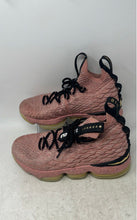 Load image into Gallery viewer, Nike Unisex Kids LeBron 15 943762-600 Rose Round Toe Basketball Shoes Size 6.5Y