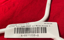 Load image into Gallery viewer, Michael Kors Womens Red And White Long Sleeve Round Neck Blouse Top Size 0X
