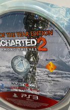 Load image into Gallery viewer, Sony PlayStation 3 Action & Adventure Uncharted 2 Among Thieves Game Not tested