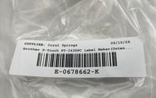 Load image into Gallery viewer, Brother P-Touch Model PT-2430PC White USB Connectable Label Maker Untested