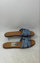 Load image into Gallery viewer, Aldo Womens Blue Slip-On Open Toe Slide Sandals Size 9.5