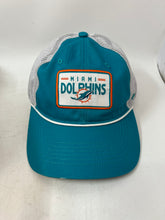 Load image into Gallery viewer, '47 Unisex Kids Blue White Print Miami Dolphins Football Adjustable Snapback Cap