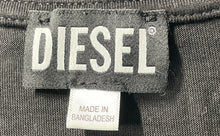 Load image into Gallery viewer, Diesel Mens Black Cotton Short Sleeve Crew Neck Pullover Graphic T-Shirt Size L
