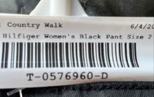 Load image into Gallery viewer, Tommy Hilfiger Womens Black Flat Front Pockets Chino Pants Size 2