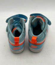 Load image into Gallery viewer, Nike Boys Court Borough Mid 2 HF4791-407 Blue White Basketball Shoes Size 4Y
