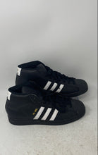 Load image into Gallery viewer, Adidas Mens Pro Model FV5723 Black White Lace-Up Sneaker Shoes Size 9 No Insole