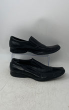 Load image into Gallery viewer, Aldo Mens Black Leather Slip-On Square Toe Loafer Shoes Size EUR 43
