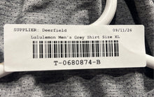 Load image into Gallery viewer, Lululemon Mens Gray Metal Vent Tech Short Sleeve Crew Neck T-Shirt Size XL
