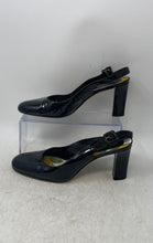 Load image into Gallery viewer, Kate Spade New York Womens Black Round Toe Block Slingback Heels Size 9M