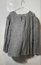 Load image into Gallery viewer, Cato Collection Womens Gray Texture Limited Edition Blouse Top Size 26/28W