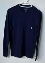 Load image into Gallery viewer, Polo Ralph Lauren Mens Blue Long Sleeve Pullover T-Shirt Size Small