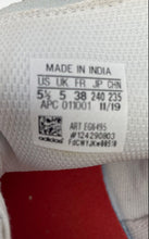 Load image into Gallery viewer, Adidas Kids Stan Smith EG6495 White Red Lace-Up Sneaker Shoes Size 5.5