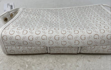 Load image into Gallery viewer, Guess Womens White Signature Print Cosmetic Makeup Bag With Tag