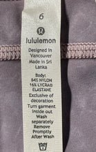 Load image into Gallery viewer, Lululemon Womens Purple Activewear Pull-On Skinny Ankle Leggings Size 6