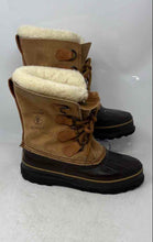 Load image into Gallery viewer, Sorel Womens Caribou Brown Khaki Lace-Up Ice Snow Boots Size 8