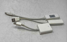 Load image into Gallery viewer, Lot Of 3 Pcs White Electronics Mini Display Port To HDMI With Audio Adapter