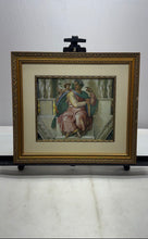 Load image into Gallery viewer, The Prophet Isaiah Wall Decorative Framed Art Print By Michelangelo
