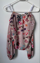 Load image into Gallery viewer, G By Guess Womens Multicolor Floral Print Off The Shoulder Blouse Top Size M