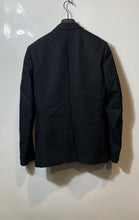 Load image into Gallery viewer, Calvin Klein Mens Black Long Sleeve Collared One-Button Blazer Size S/P