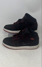 Load image into Gallery viewer, Nike Kids Air Jordan 1 Mid CK5665-062 Black Red White Sneaker Shoes Size 7Y
