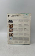 Load image into Gallery viewer, Logitech C170 Black Portable VGA 5MP Built-In-Mic USB Computer Webcam Camera